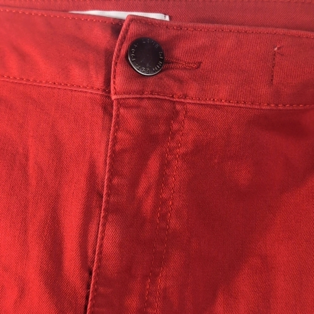 NWT Lane Bryant Girlfriend Shorts Red Plus Size 24 | Stretch Mid-Rise Denim - Picture 4 of 14